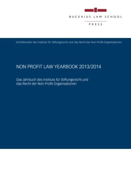 Non Profit Law Yearbook 2013/2014 (Paperback)