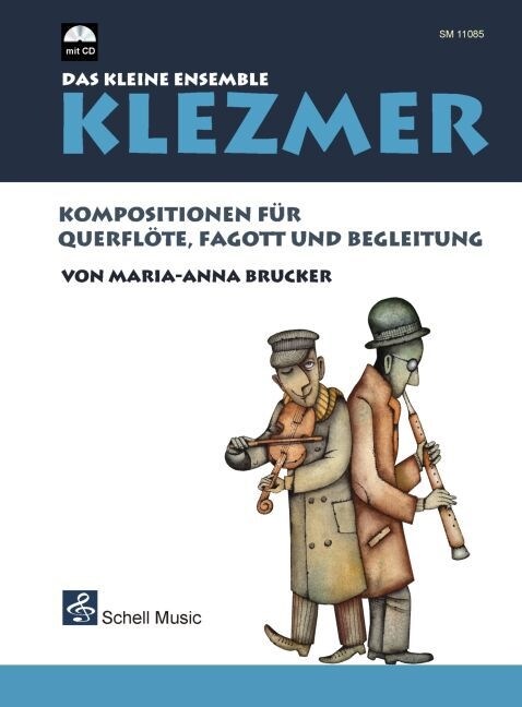 Klezmer - Das kleine Ensemble, fur Querflote, Fagott und Begleitung, m. Audio-CD (Sheet Music)