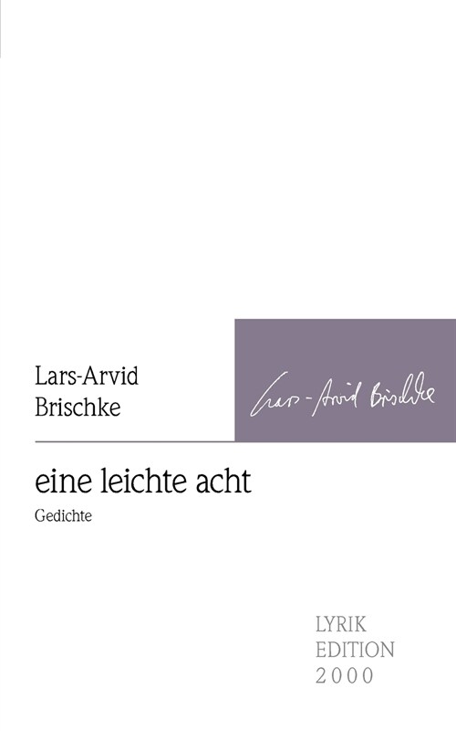 Eine leichte acht (Paperback)