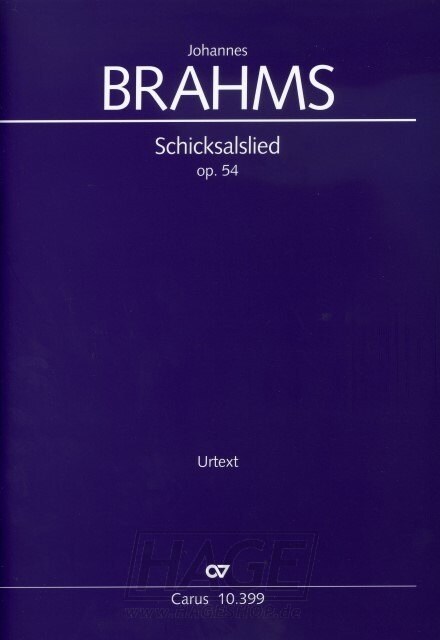 Schicksalslied (Sheet Music)