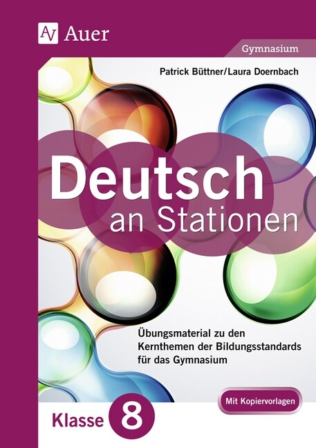 Deutsch an Stationen, Klasse 8 Gymnasium (Pamphlet)