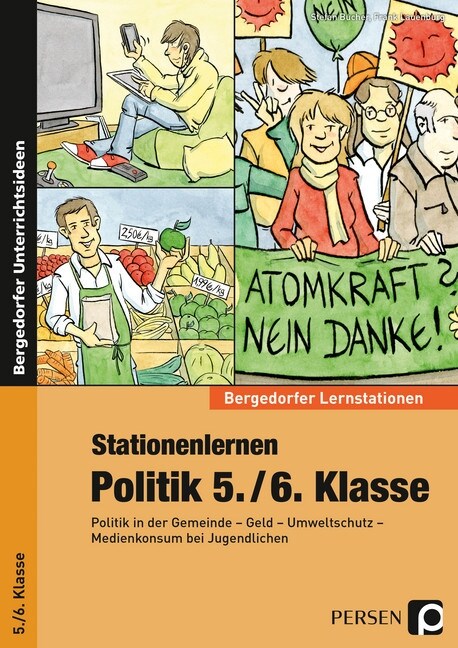 Stationenlernen Politik 5./6. Klasse (Pamphlet)