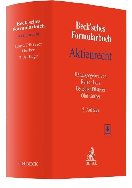 Becksches Formularbuch Aktienrecht, m. CD-ROM (Hardcover)