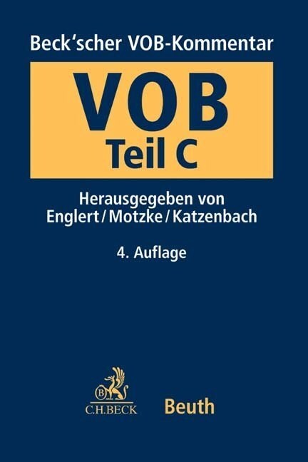 Beckscher VOB-Kommentar Teil C (Hardcover)