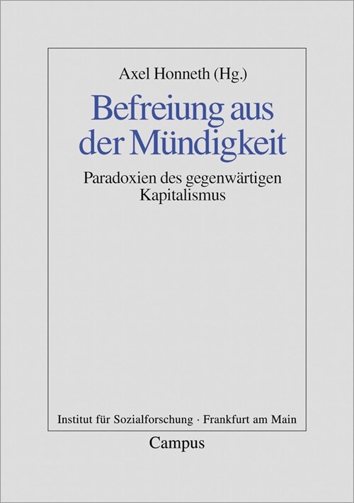 Befreiung aus der Mundigkeit (Paperback)