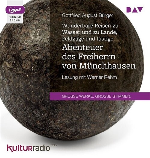 Wunderbare Reisen zu Wasser und zu Lande, Feldzuge und lustige Abenteuer des Freiherrn von Munchhausen, 1 MP3-CD (CD-Audio)