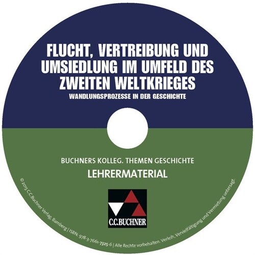 Flucht, Vertreibung und Umsiedlung im Umfeld des Zweiten Weltkrieges, Lehrermaterial auf CD-ROM (CD-ROM)