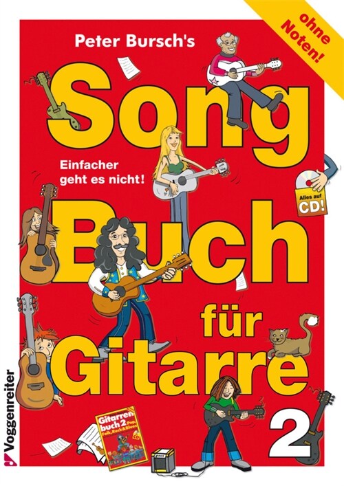 Peter Burschs Songbuch fur Gitarre, m. Audio-CD. Tl.2 (Sheet Music)