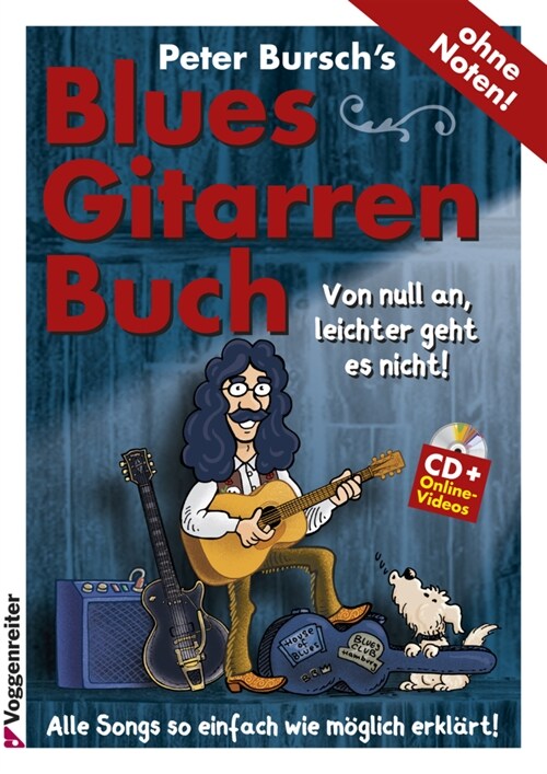 Peter Burschs Blues-Gitarrenbuch, m. Audio-CD u. DVD (Sheet Music)