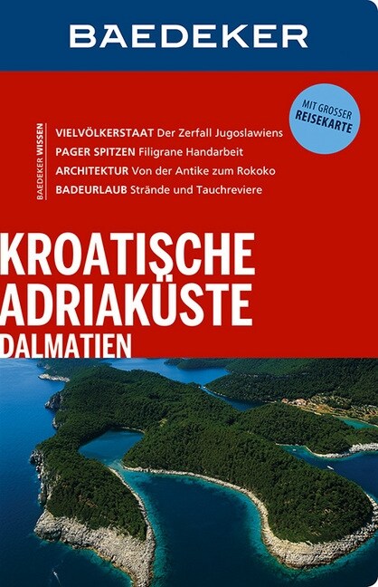 Baedeker Reisefuhrer Kroatische Adriakuste, Dalmatien (Paperback)