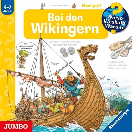 Bei den Wikingern, 1 Audio-CD (CD-Audio)