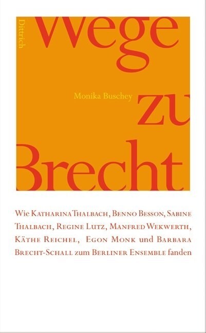 Wege zu Brecht (Hardcover)