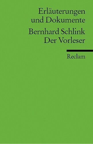 Bernhard Schlink Der Vorleser (Paperback)