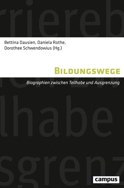 Bildungswege (Paperback)