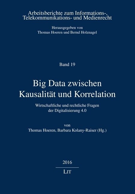 Big Data zwischen Kausalitat und Korrelation (Paperback)