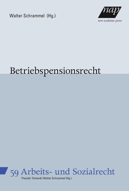 Betriebspensionsrecht (f. Osterreich) (Paperback)