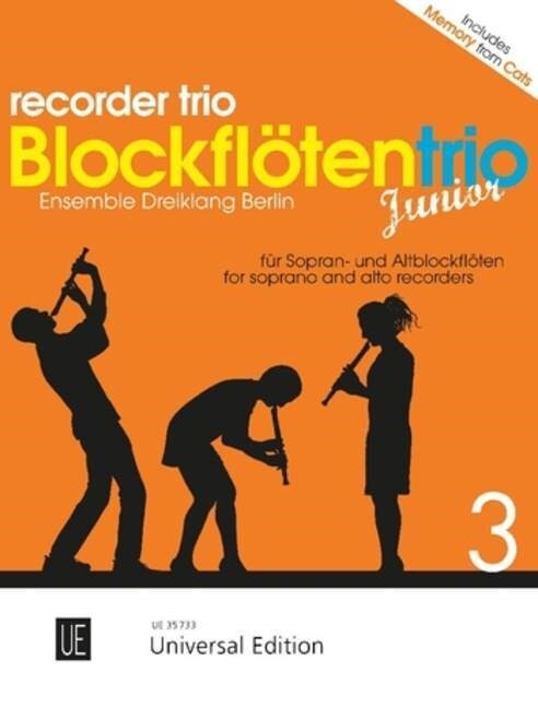 Blockflotentrio junior, fur drei Blockfloten (SSA/SAA). Bd.3 (Sheet Music)