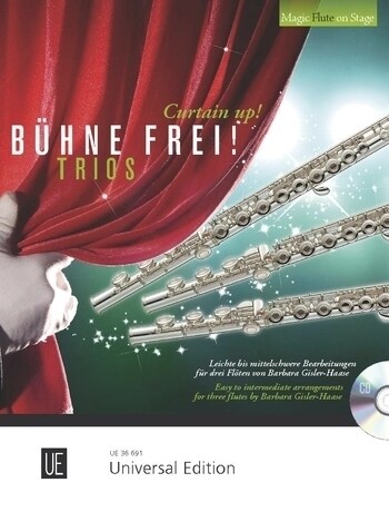 Buhne frei - Trios, fur 3 Floten mit Audio-CD (Sheet Music)