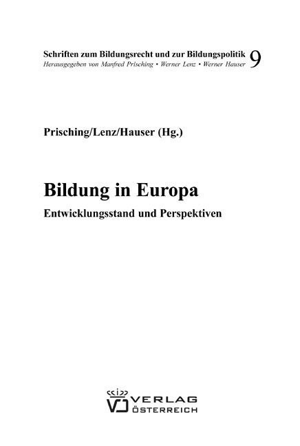 Bildung in Europa (Paperback)