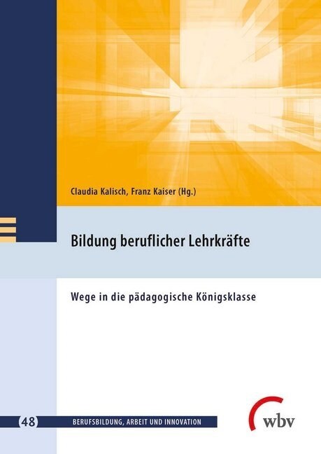 Bildung beruflicher Lehrkrafte (Paperback)