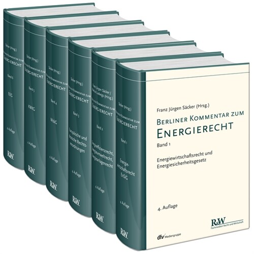 Berliner Kommentar zum Energierecht (EnergieR), 6 Bde. zur Subskription (Hardcover)