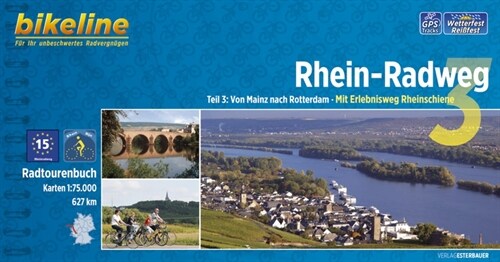Bikeline Radtourenbuch Rhein-Radweg. Tl.3 (Paperback)