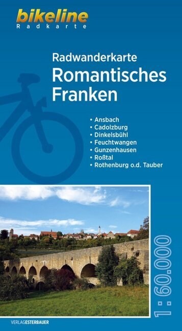 Bikeline Radwanderkarte Romantisches Franken (Sheet Map)