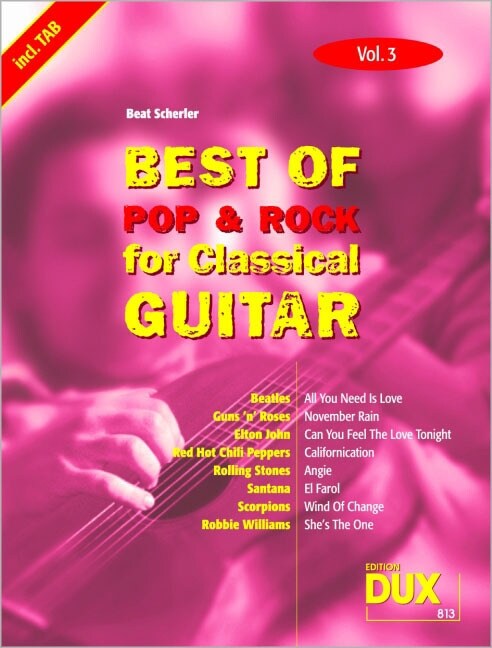 Best of Pop & Rock for Classical Guitar. Vol.3 (Sheet Music)