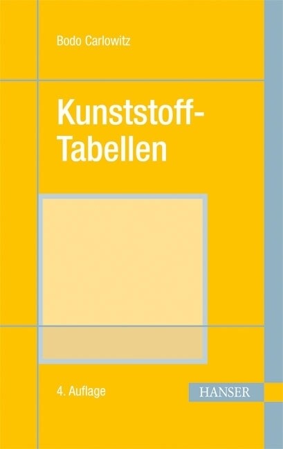 Kunststoff-Tabellen (Hardcover)