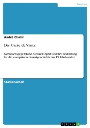 Die Carte de Visite (Paperback)