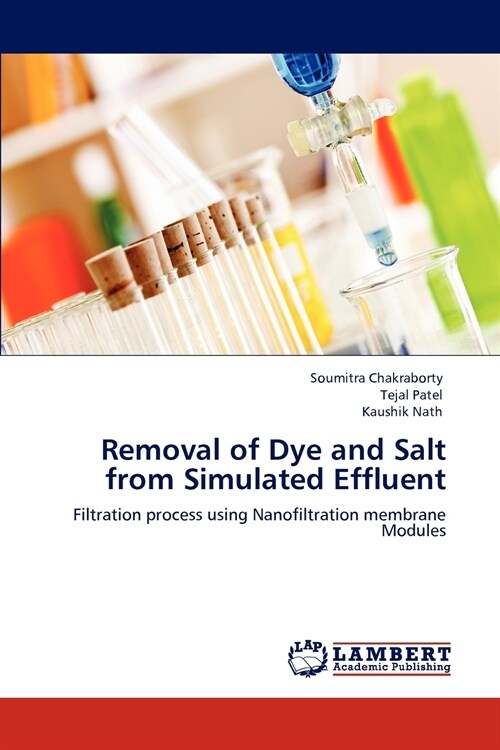 Removal of Dye and Salt from Simulated Effluent (Paperback)