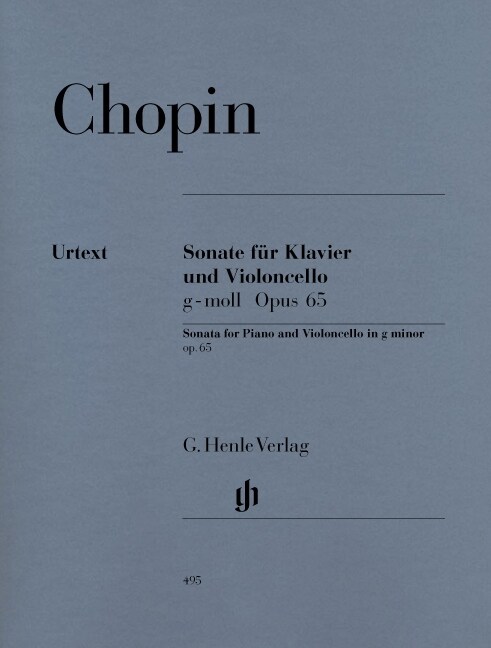Sonate fur Violoncello und Klavier g-Moll op.65, Partitur (Sheet Music)