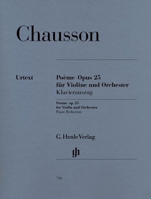 Poeme fur Violine und Orchester op.25, Klavierauszug (Sheet Music)