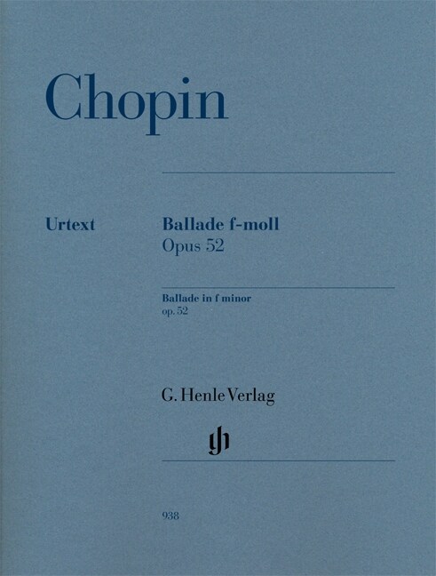 Ballade f-Moll op.52, Klavier (Sheet Music)