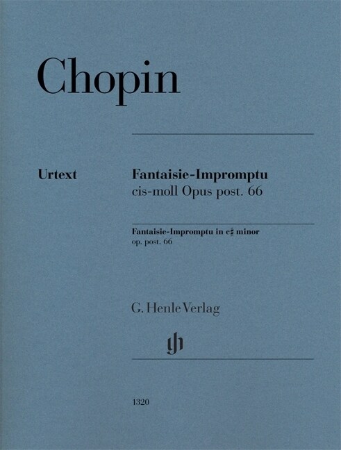 Fantaisie-Impromptu cis-moll op. post. 66, Klavier zu zwei Handen (Sheet Music)