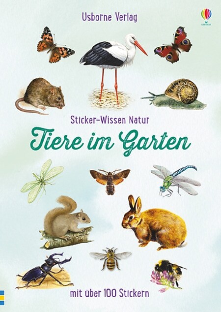 Sticker-Wissen Natur: Tiere im Garten (Paperback)