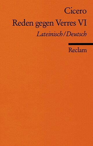 Reden gegen Verres. Bd.6 (Paperback)