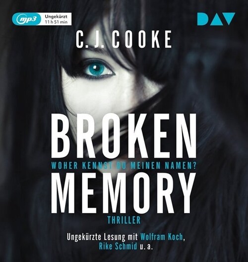 Broken Memory, 1 MP3-CD (CD-Audio)