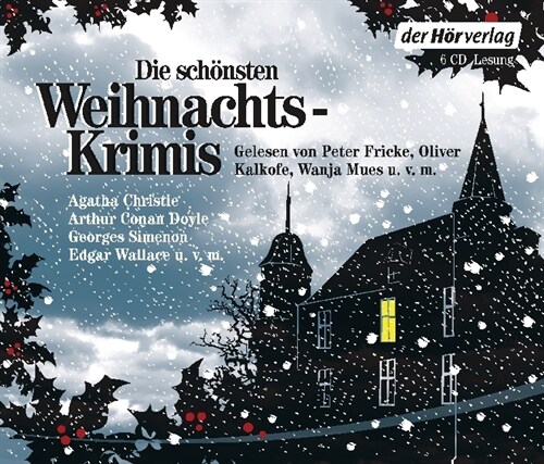 Die schonsten Weihnachtskrimis, 6 Audio-CDs (CD-Audio)