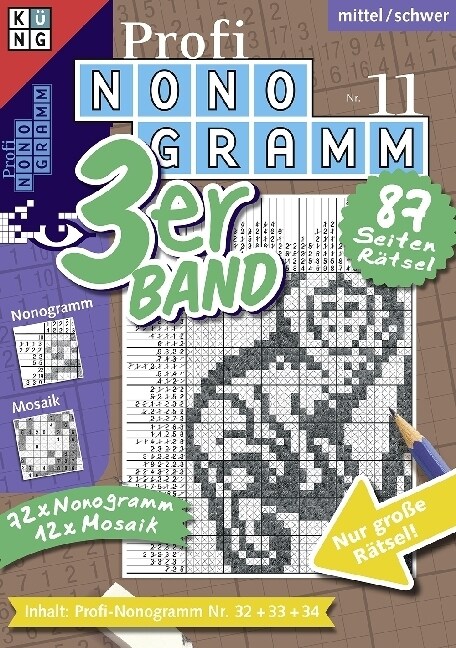 Profi-Nonogramm 3er-Band. Nr.11 (Paperback)