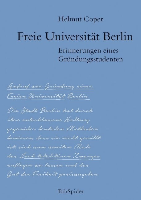 Freie Universitat Berlin (Paperback)