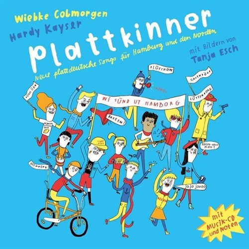 Plattkinner, m. Audio-CD (Hardcover)