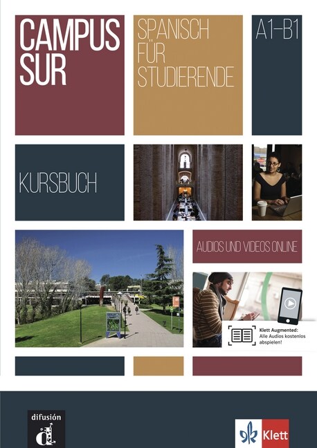 Campus Sur A1-B1 - Kursbuch + Audios und Videos online (Paperback)
