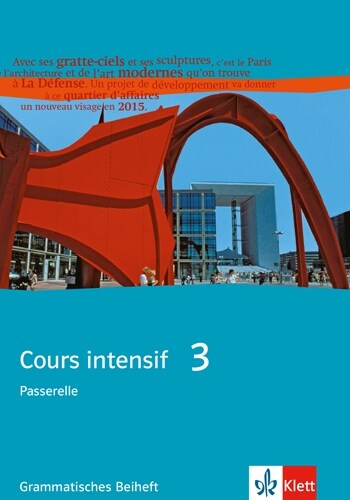 Passerelle, Grammatisches Beiheft (Pamphlet)