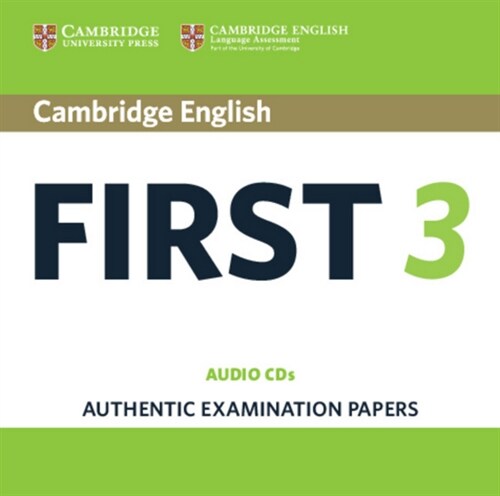 Cambridge English First 3 - 3 Audio-CDs (CD-Audio)
