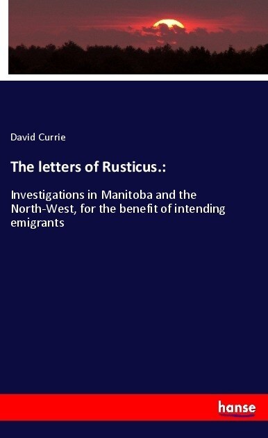 The letters of Rusticus.: (Paperback)