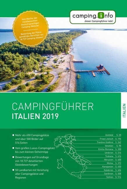 Campingfuhrer Italien 2019 (Paperback)