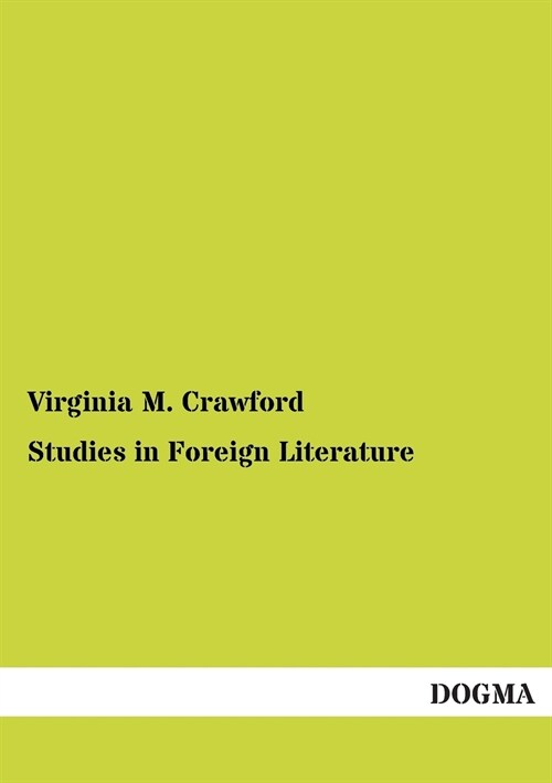 Studies in Foreign Literature (Paperback)