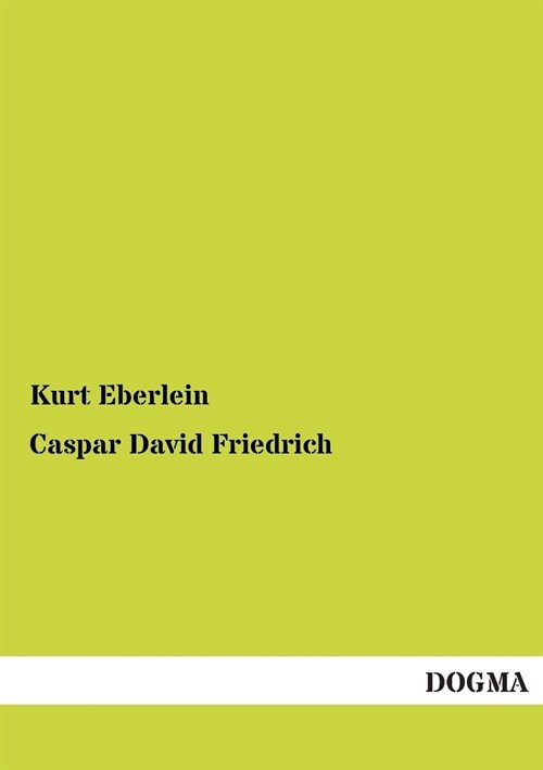 Caspar David Friedrich (Paperback)