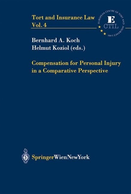 Compensation for Personal Injury in a Comparative Perspective (Paperback)